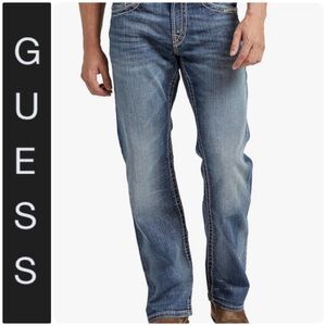 Men's GUESS Jeans - Straight Leg Denim, Size 30 x 32 • Classic Boot Leg